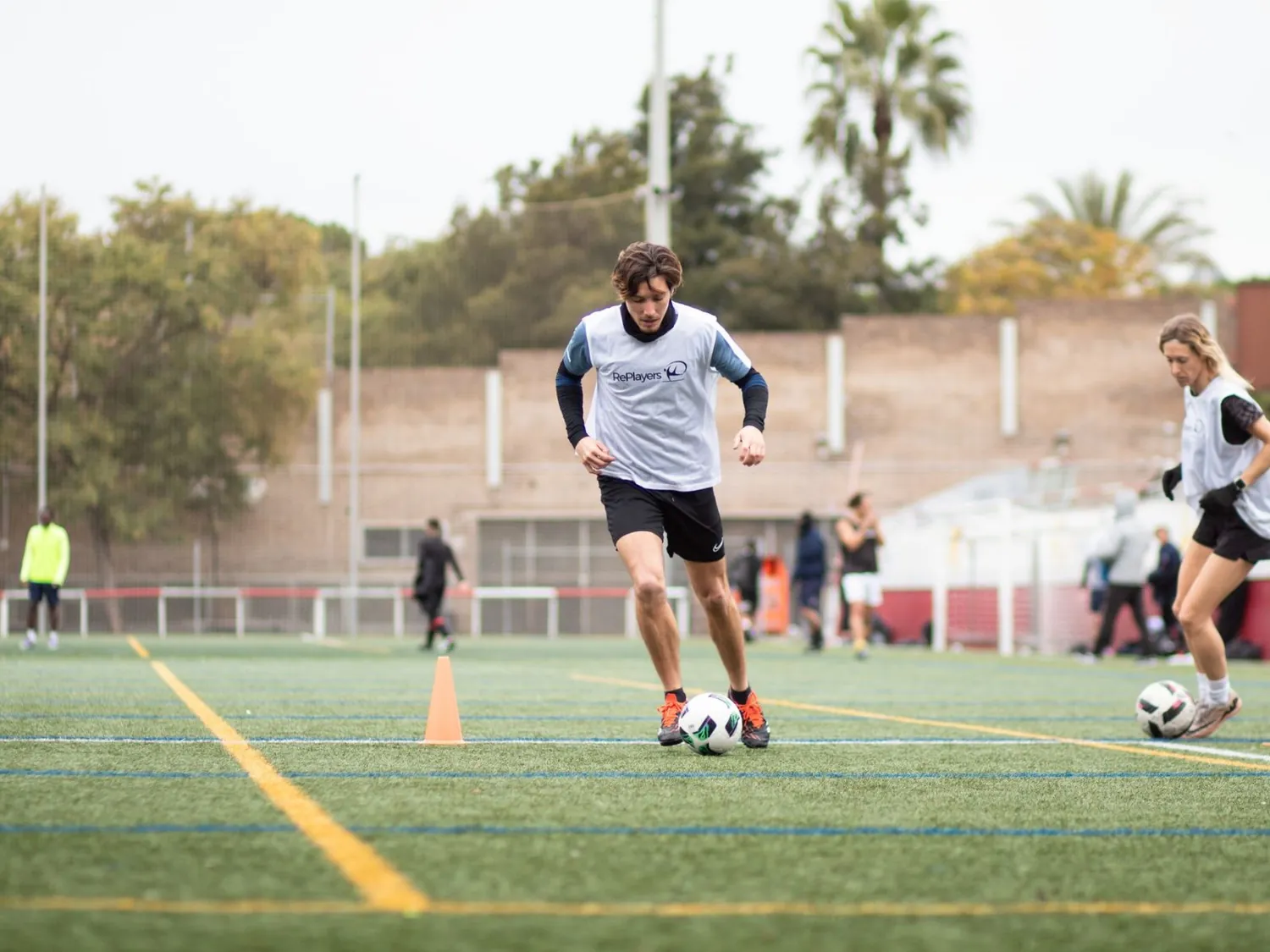 Trabajo de control del balón