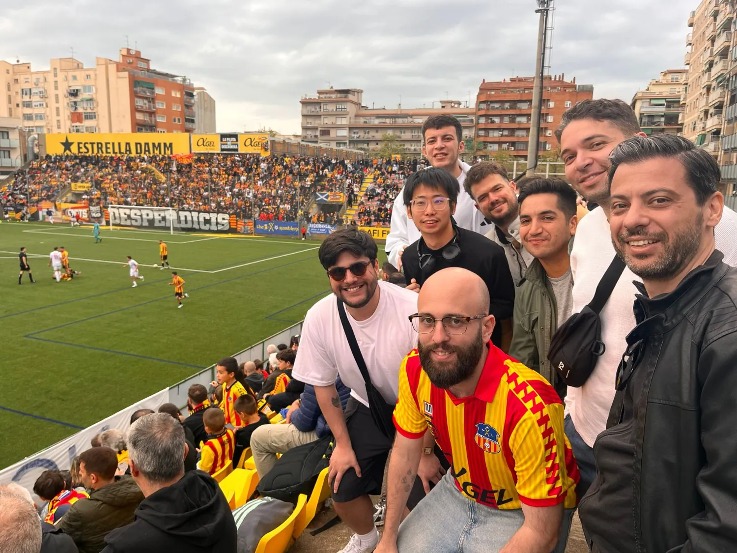 Día de partido juntos en el Sant Andreu